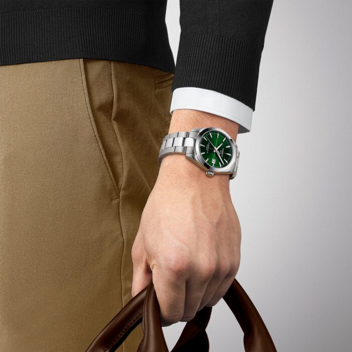 Tissot Gentleman Powermatic 80 Silicium Men's Green Watch - T127.407.11.091.01 - Image 5